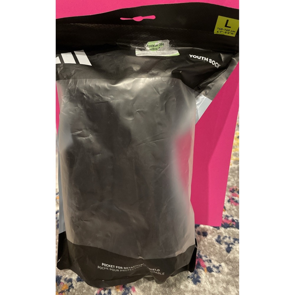 Adidas MLS Football Youth Sock Shin Guards Large FS6451  4'7"-5'2"